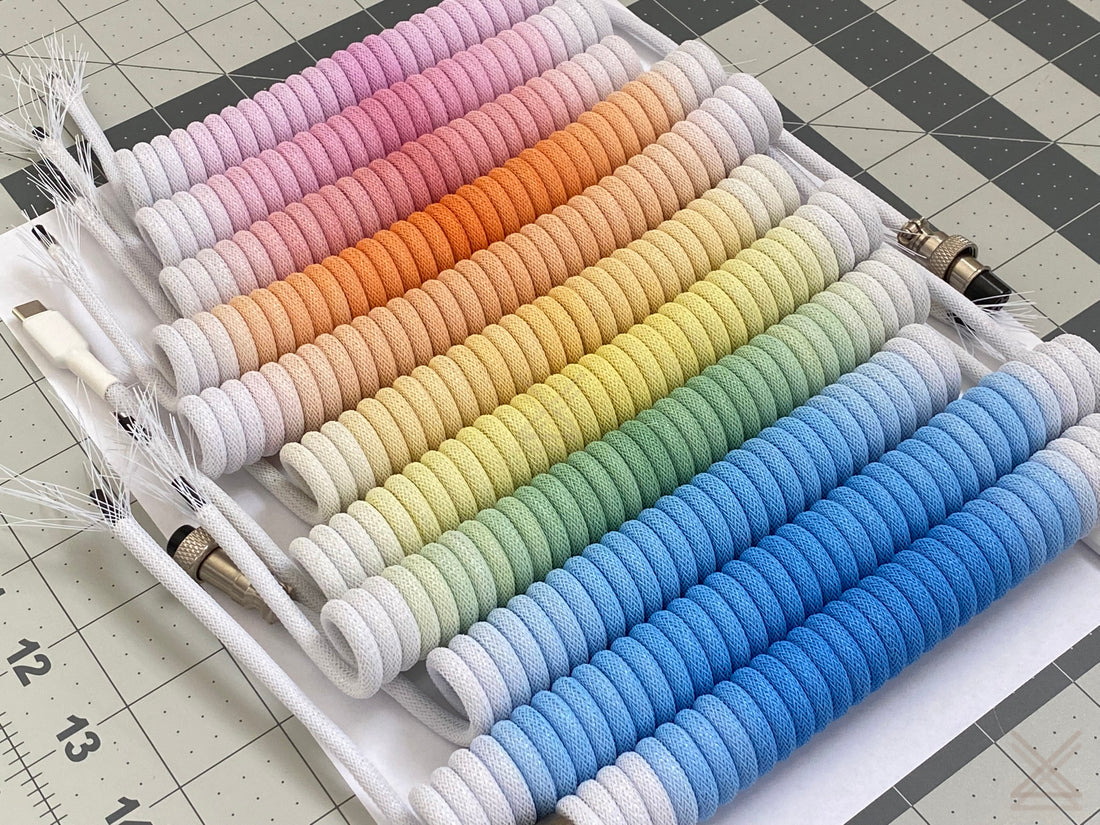 [Guide] Everything I've learned so far about gradient dyed mechanical keyboard cables
