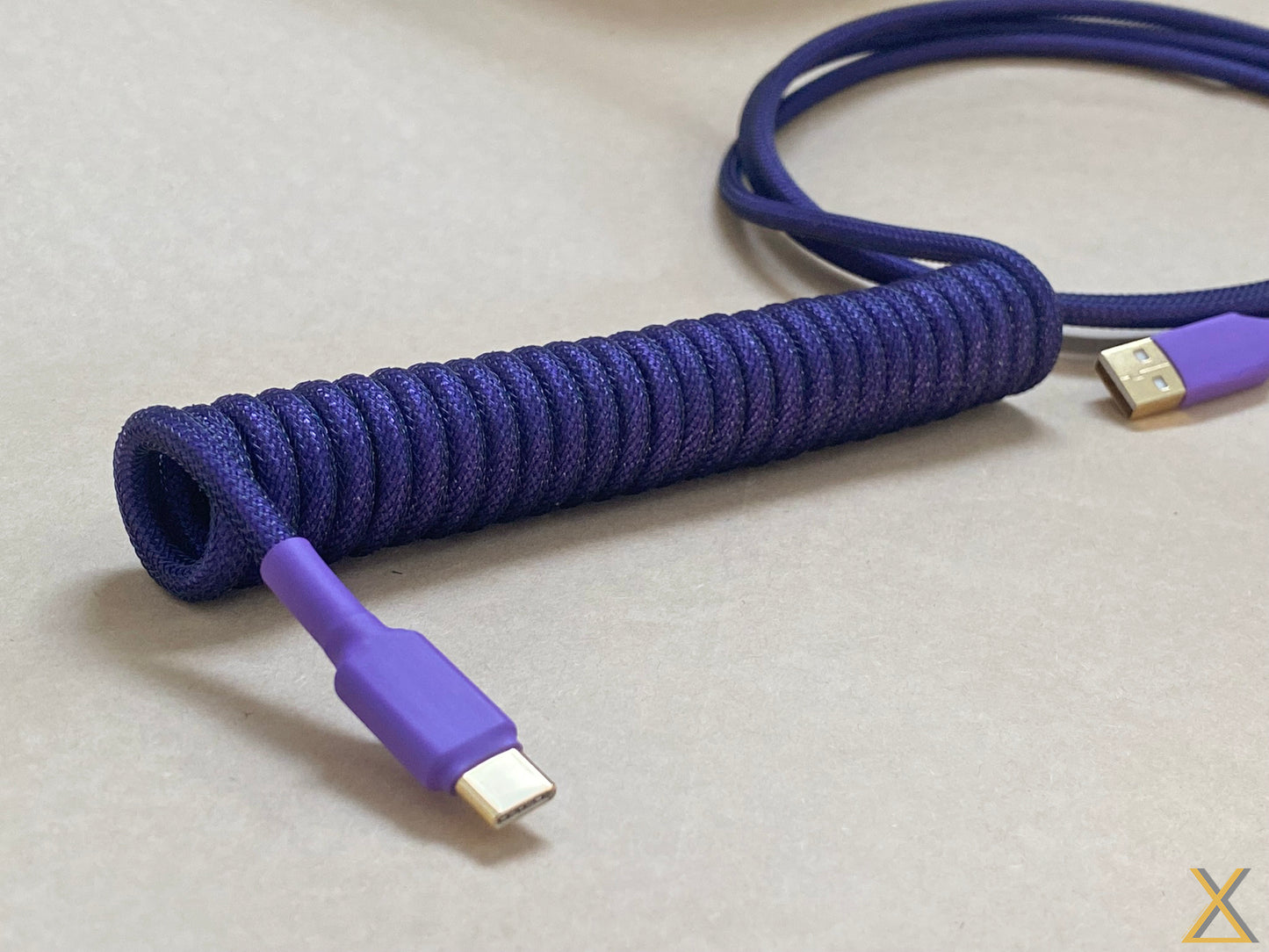 Custom Coiled Keyboard Cable - No Detachable