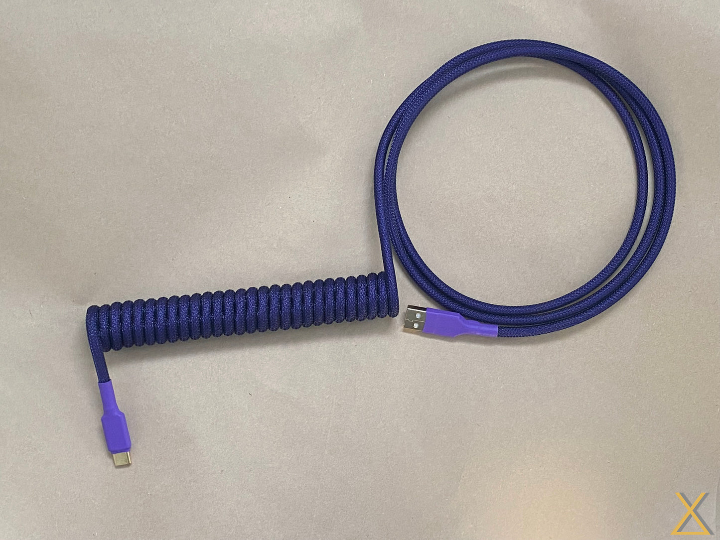 Custom Coiled Keyboard Cable - No Detachable