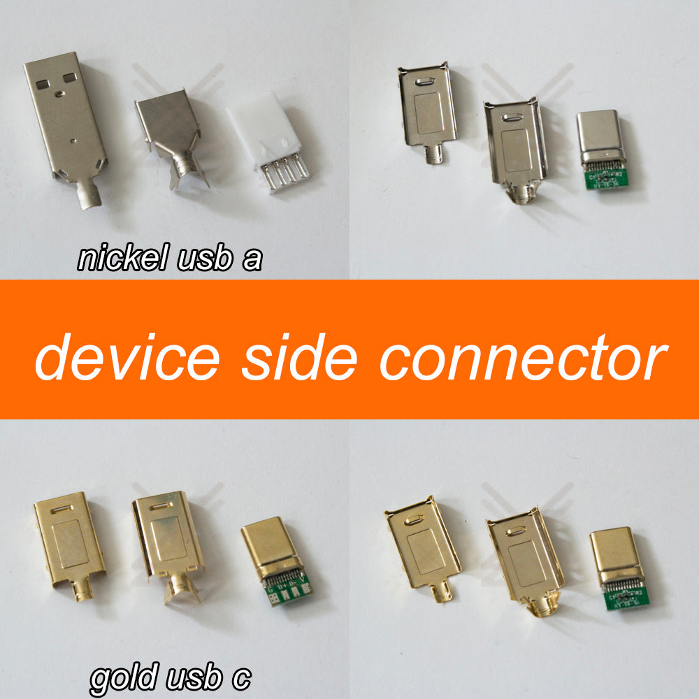 Custom Coiled Keyboard Cable - No Detachable