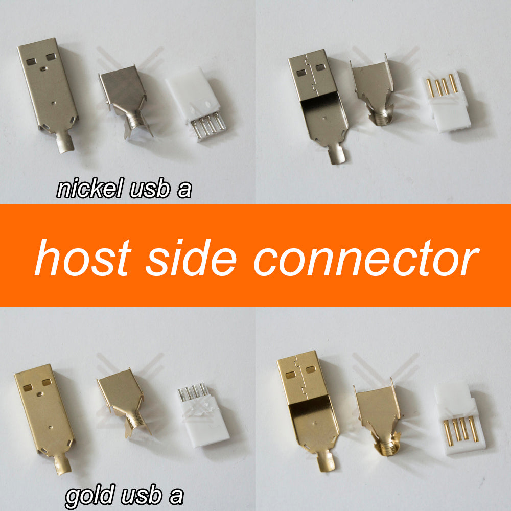 Custom Coiled Keyboard Cable - No Detachable